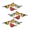 5" Realistic Painted Tabletop Bird Figurines Set
